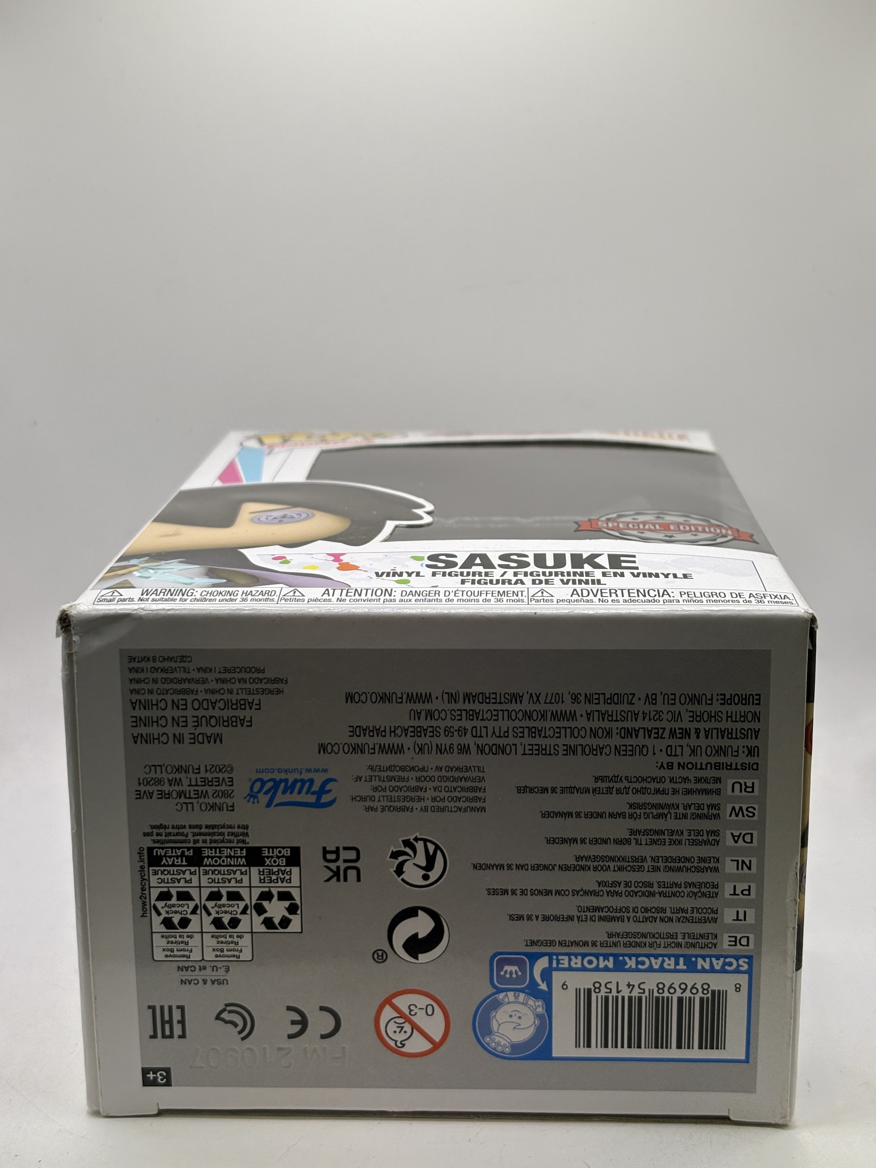 Funko POP! Animation Boruto Naruto Next Generations #1040 Sasuke Vinyl Figure Special Edition - Box DMG — bottom